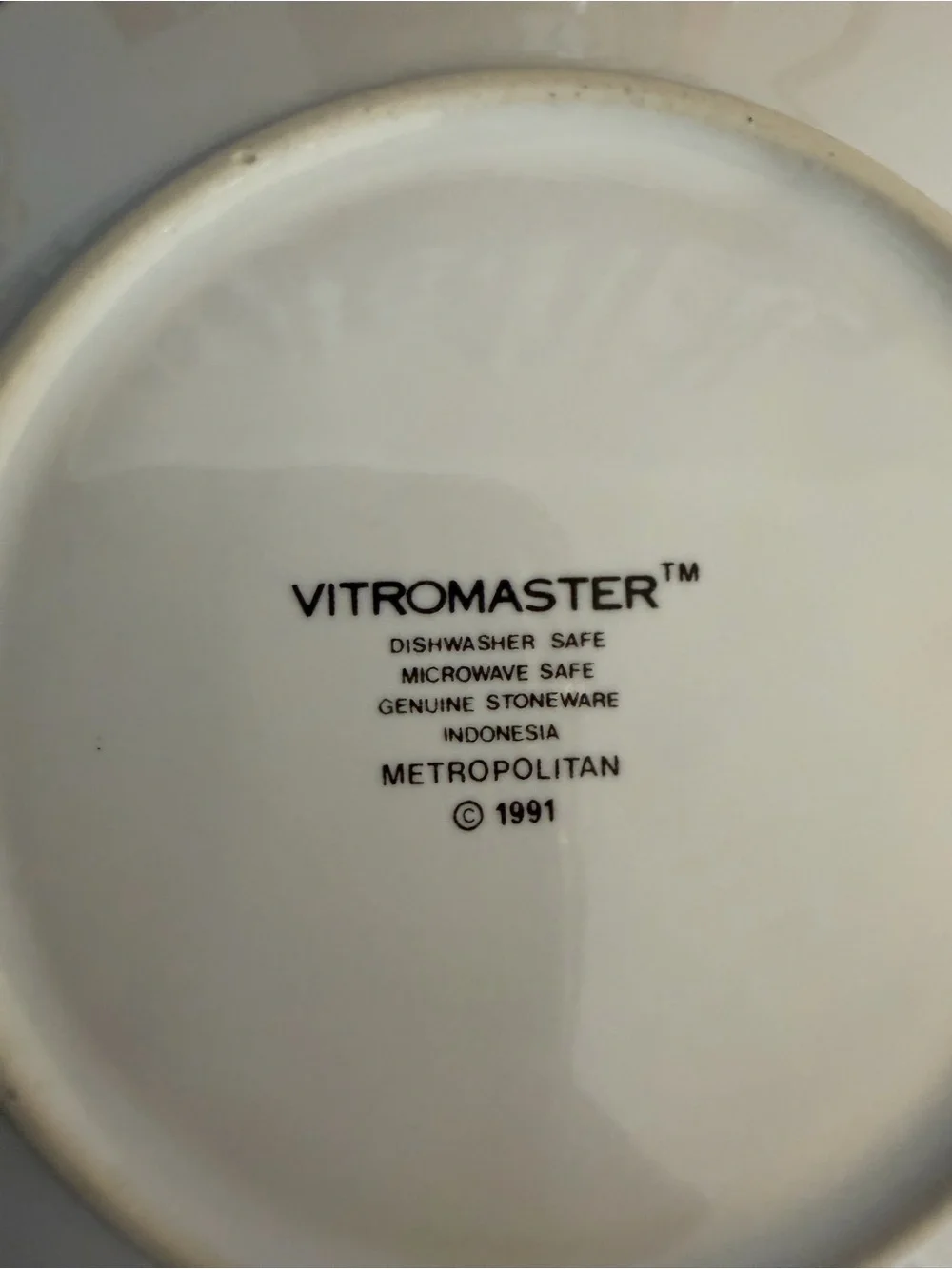 1991 Vitromaster Metropolitan 4 Cup & Saucer Sets Memphis Pop Art